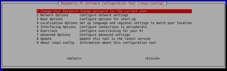 Raspberry Pi Configuration Tool